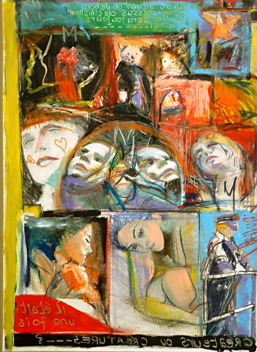 Un jour l'obscurité peut s'abattre à nouveau 80 x 110