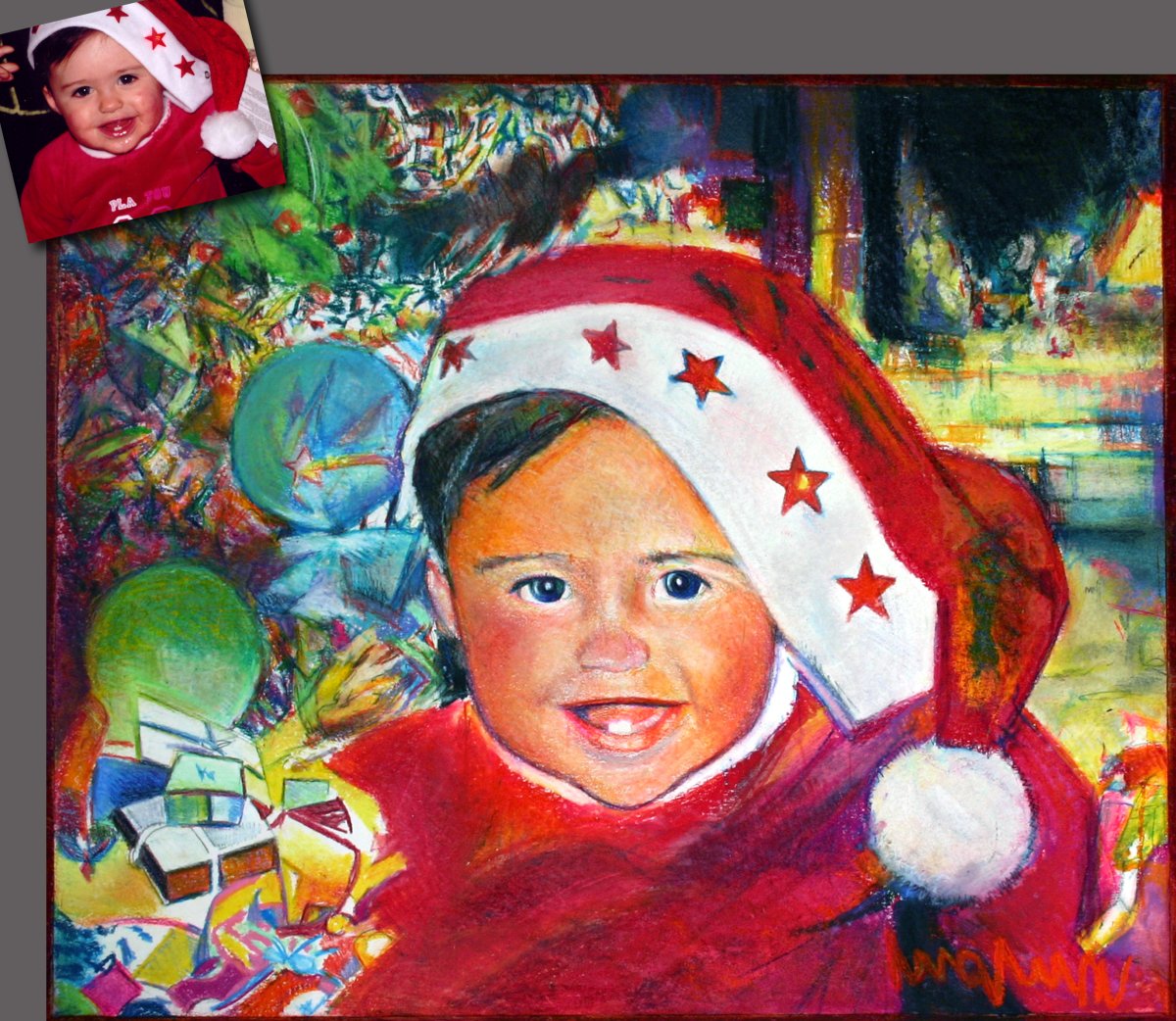 Bébé Noël 40 x 50