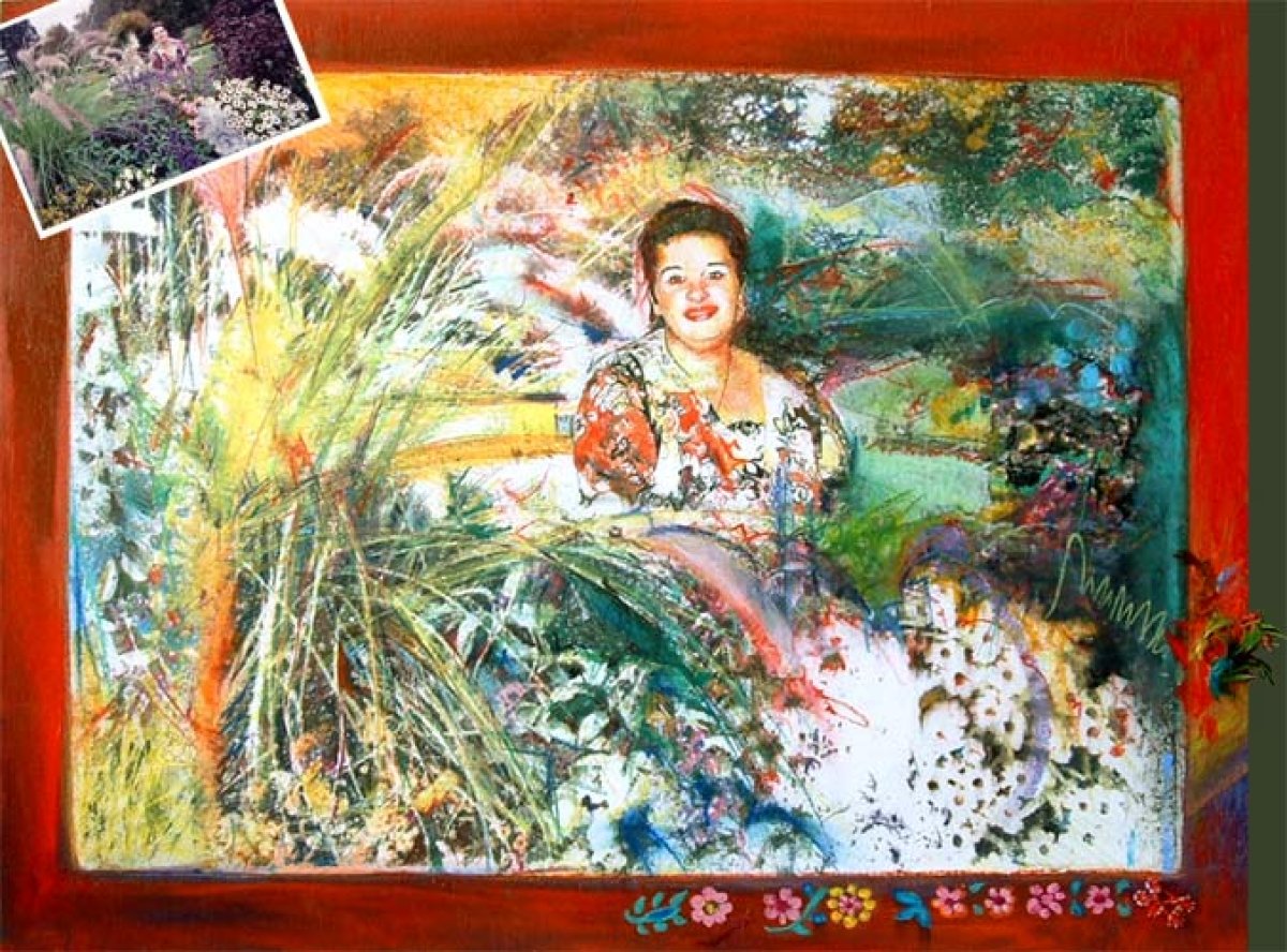 Cathy la boulangère 60 x 40