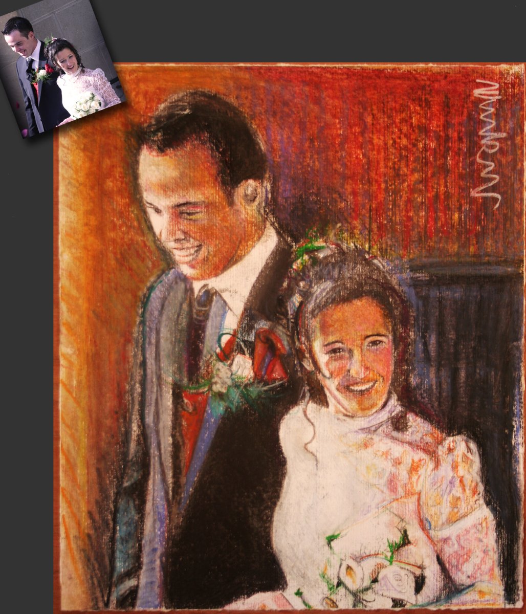 Mariage Manu 40 x 50