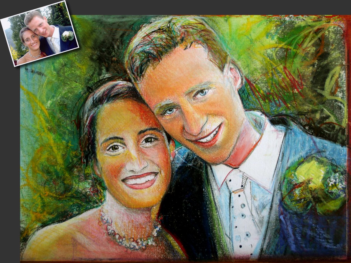 Mariage Nicolas et Marie Hélène 50 x 60