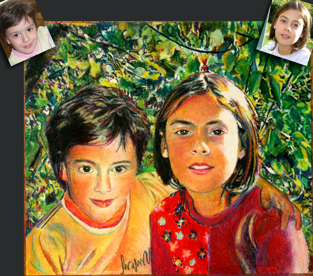 Soeurs 40 x 50