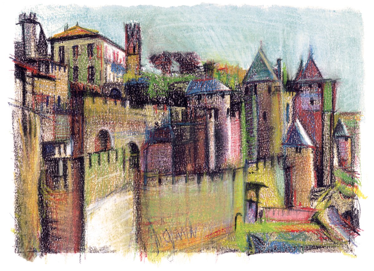 Remparts de la Cité 30 x 40