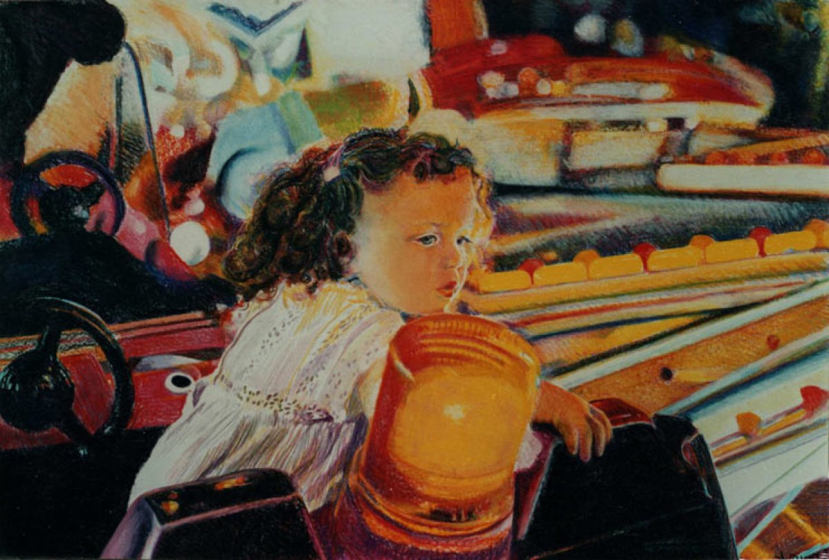 Coline aux manèges 70 x 100