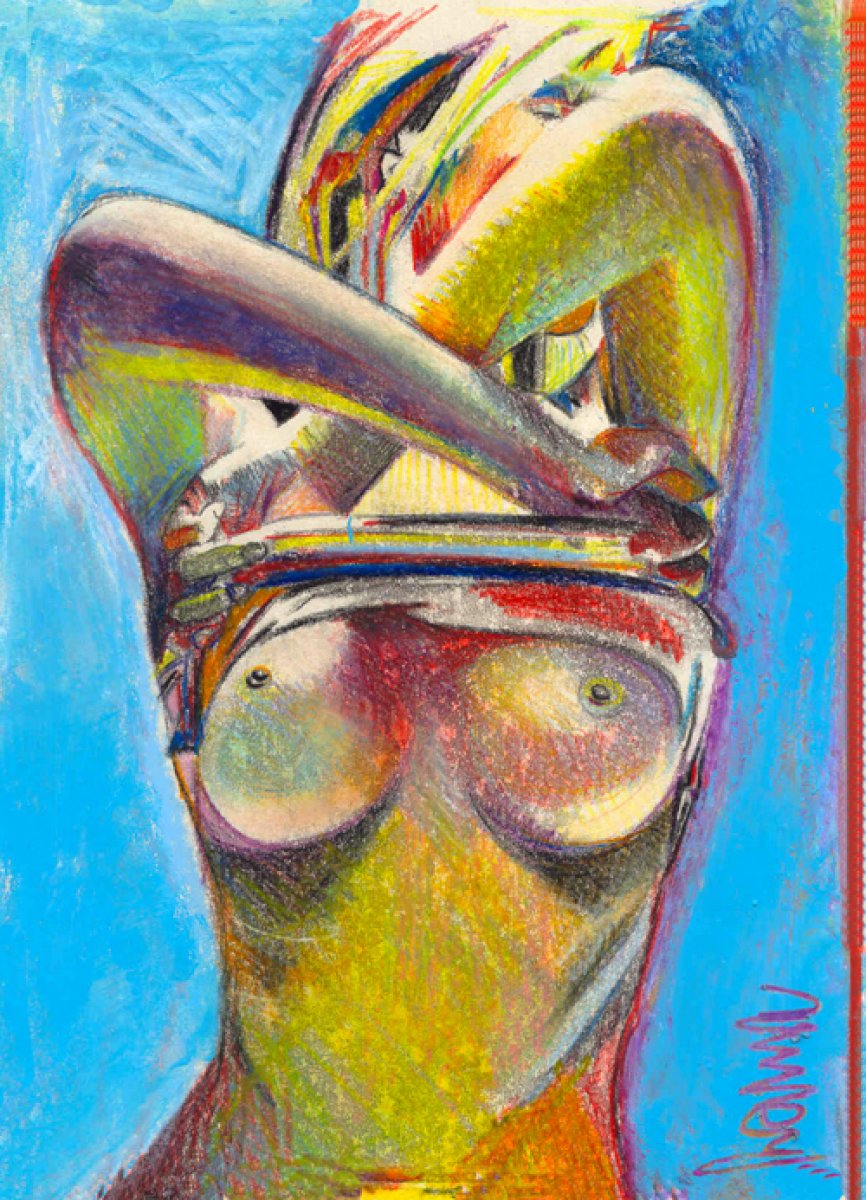 Le bain 30 x 40