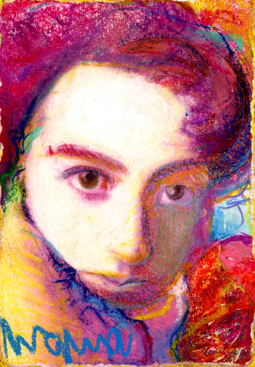 Tout ce qui tombe sous mon regard prend un aspect mystérieux 30 x 40
